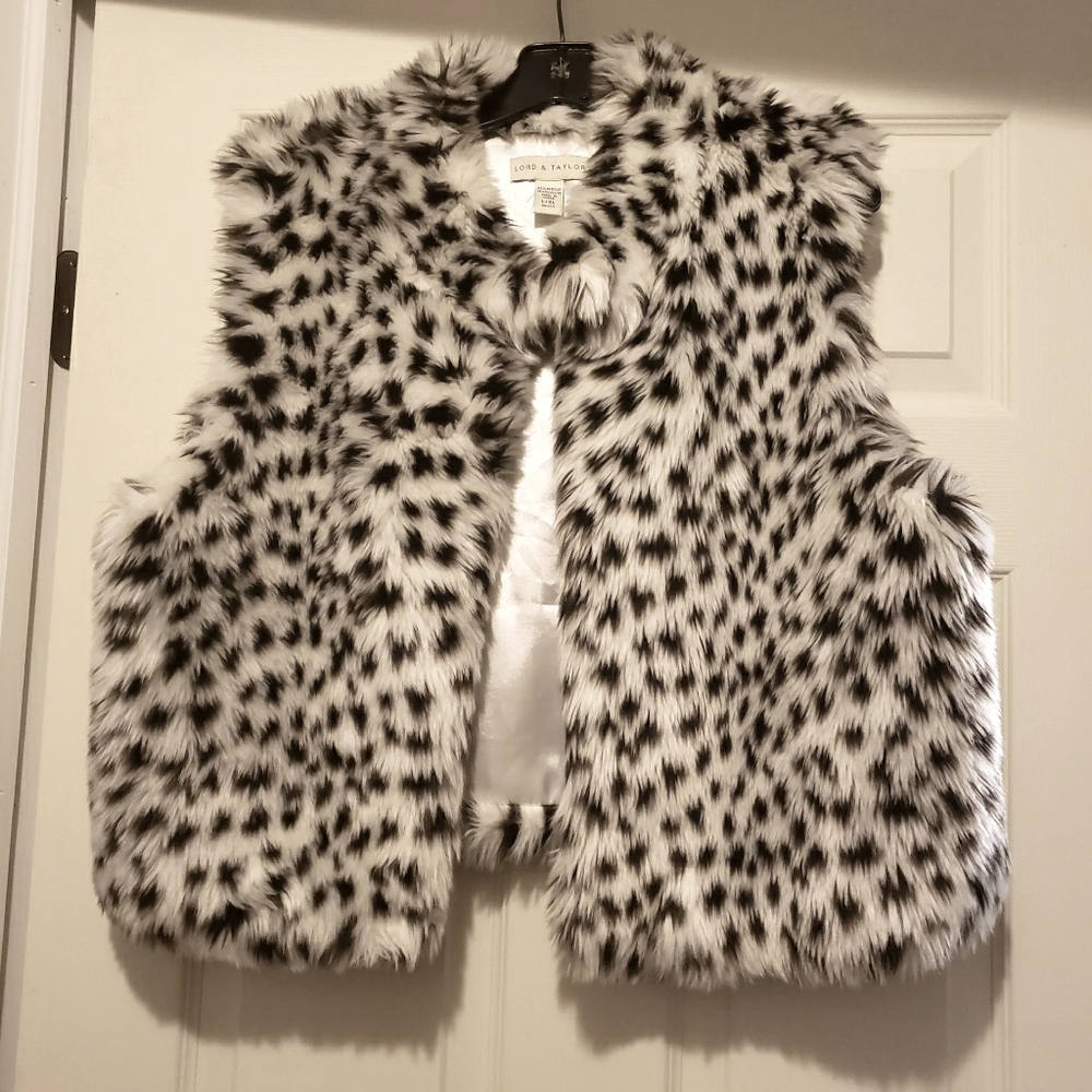 Foe Fur leopard Vest